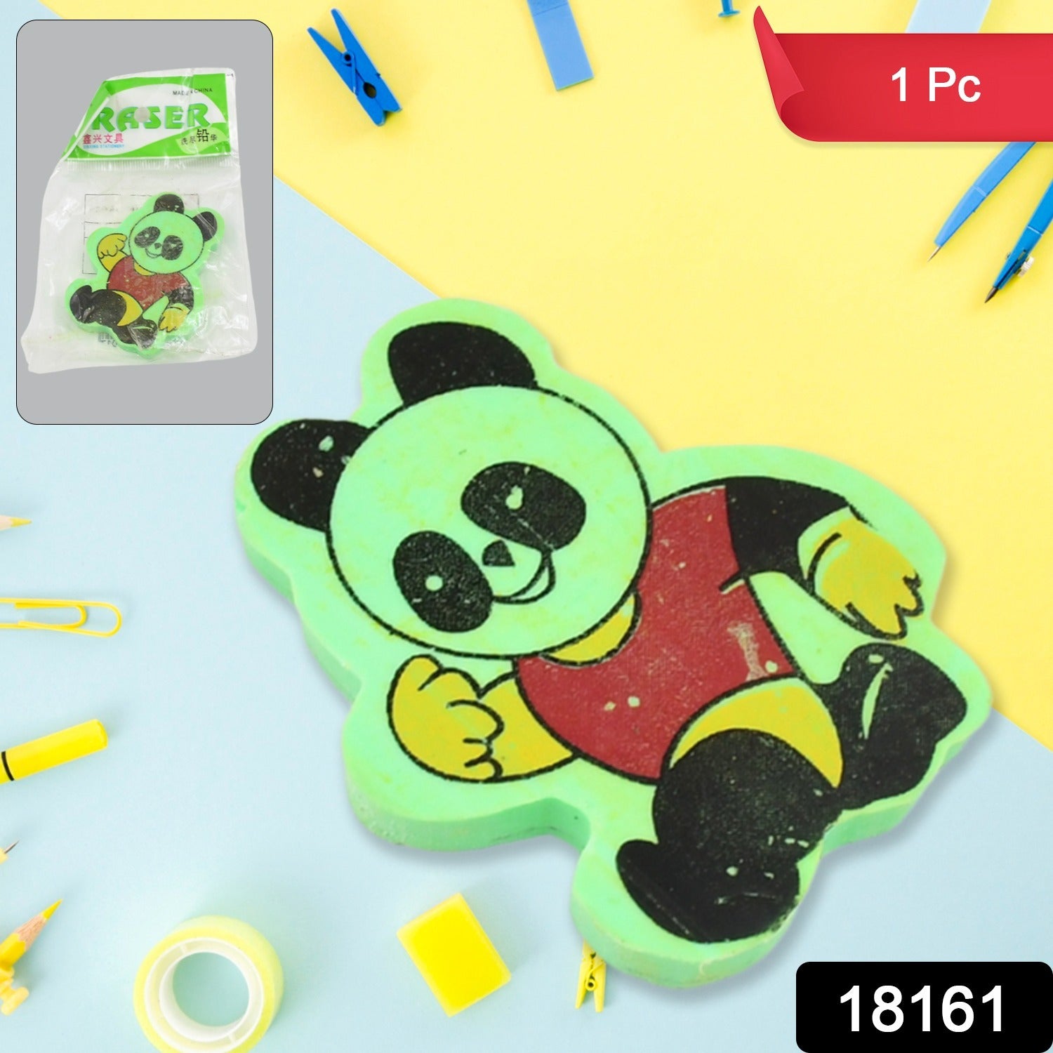 Cartoon Design Eraser (1 Pc / Mix Design)