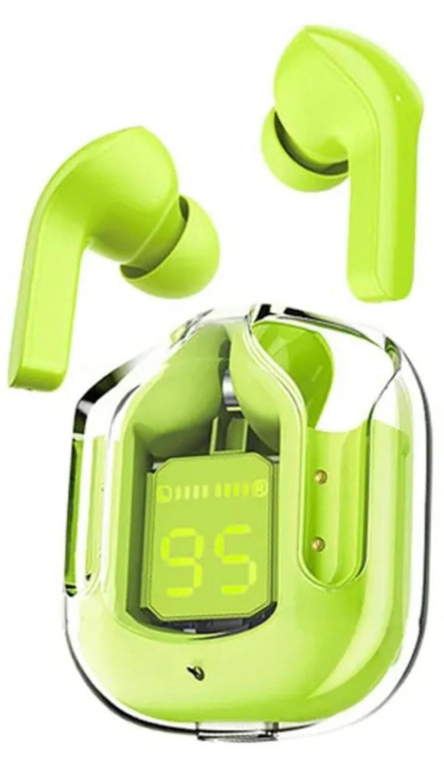 ULTRAPODS AI Calling Air buds Neckband TWS Earbuds ASAP Charge Headphone Bluetooth Headset  (Green, True Wireless)