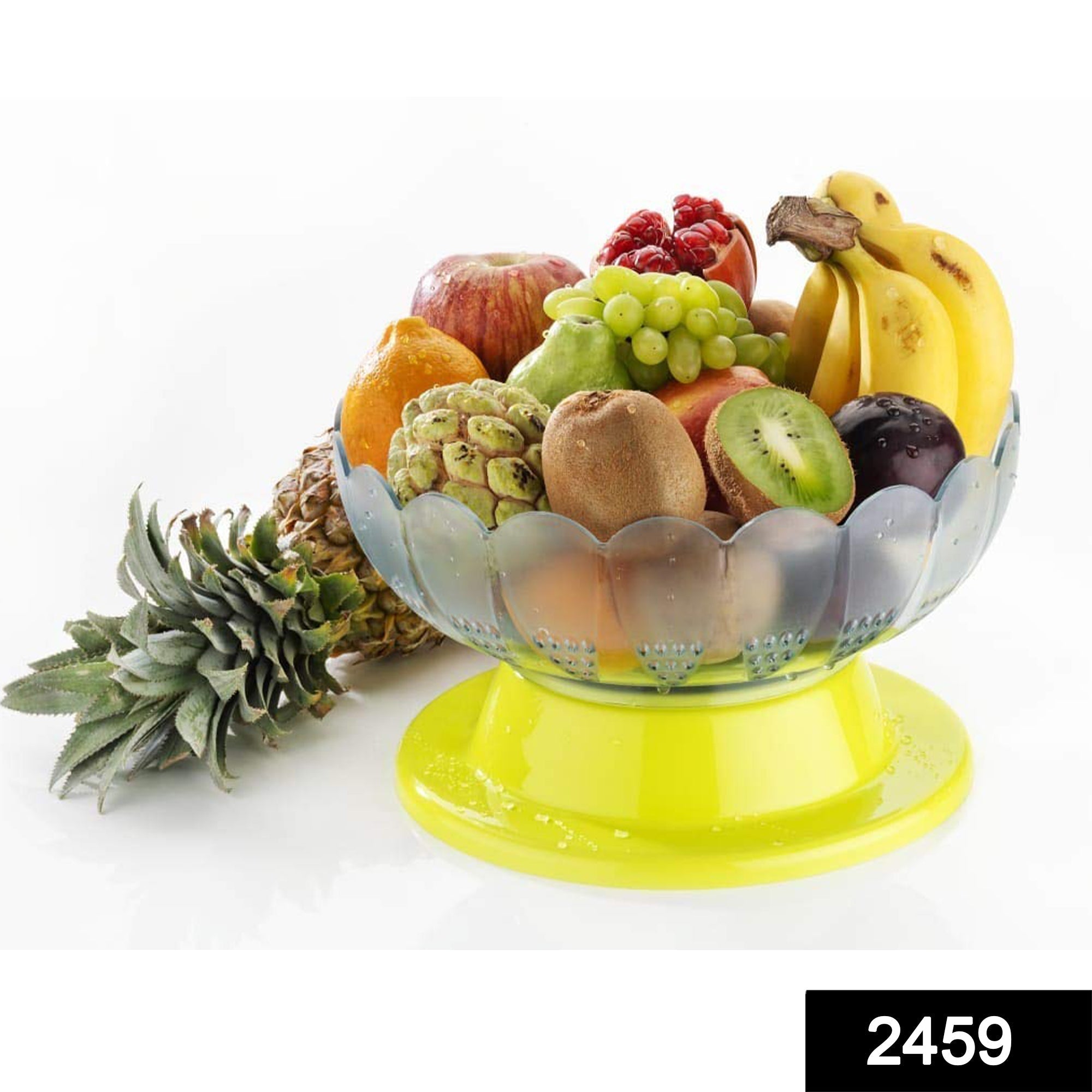 Absolute Plastic Round Revolving Fruit and Vegetable Bowl